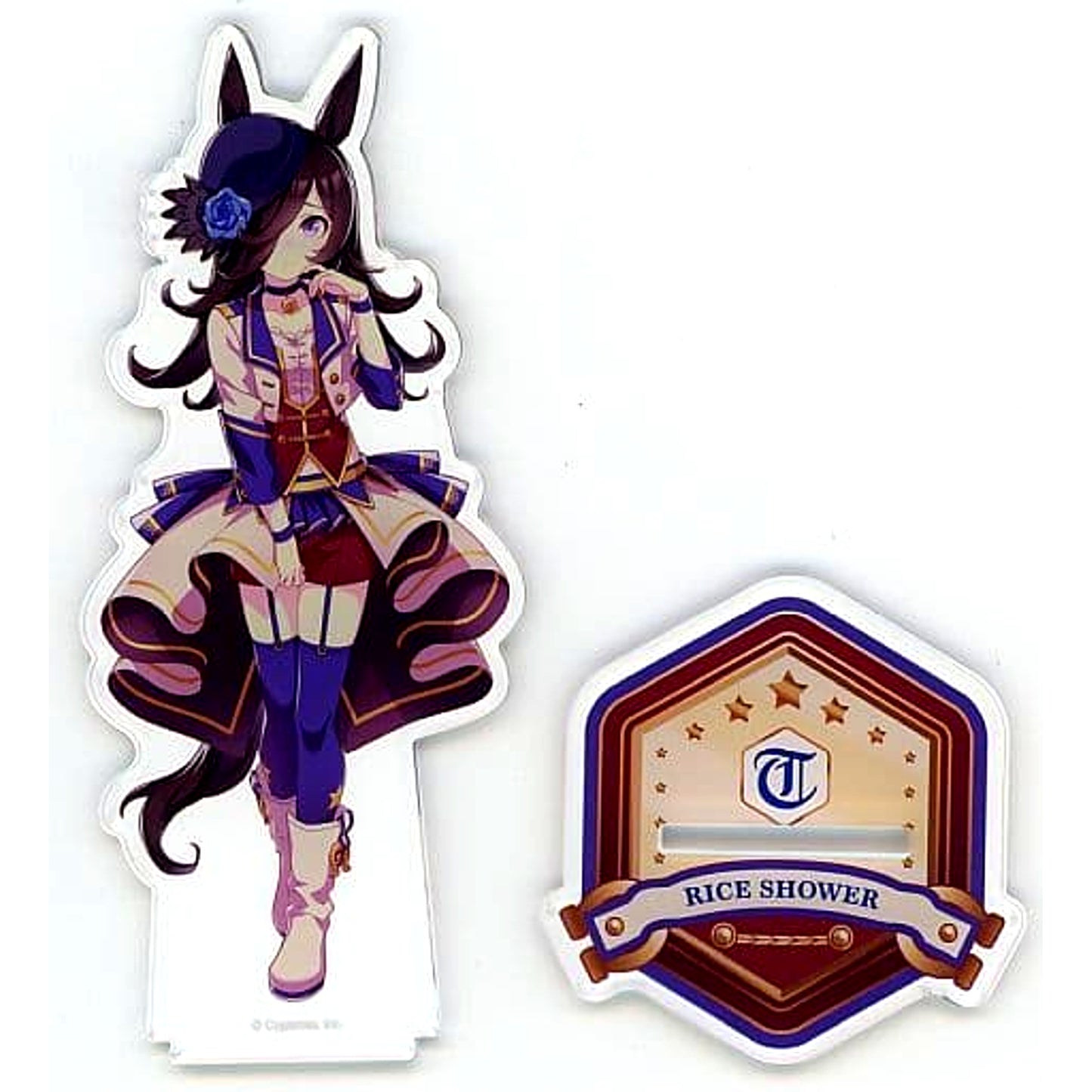 Rice Shower Umamusume: Pretty Derby Official Acrylic Stand Starting Future Ver. [USED]