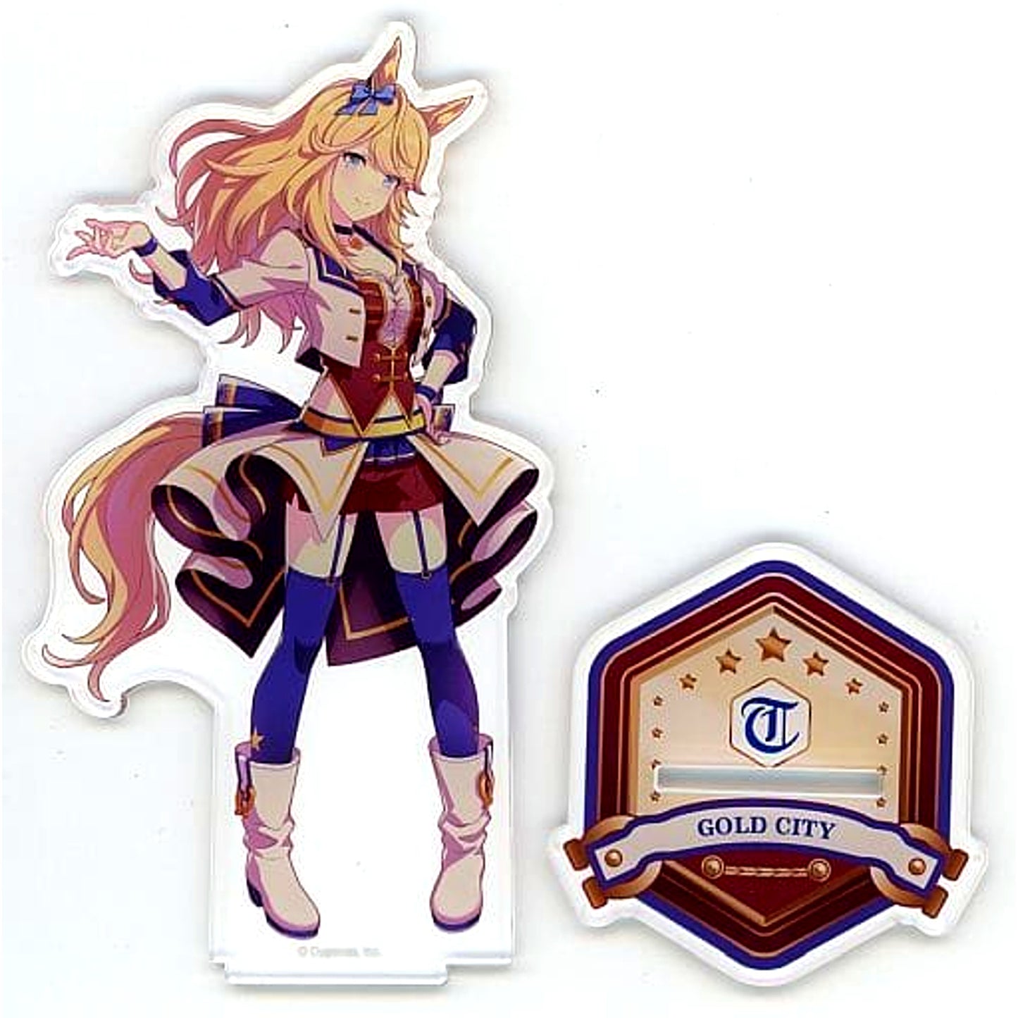 Gold City Uma Musume: Pretty Derby Official Acrylic Stand Starting Future Ver. [USED]