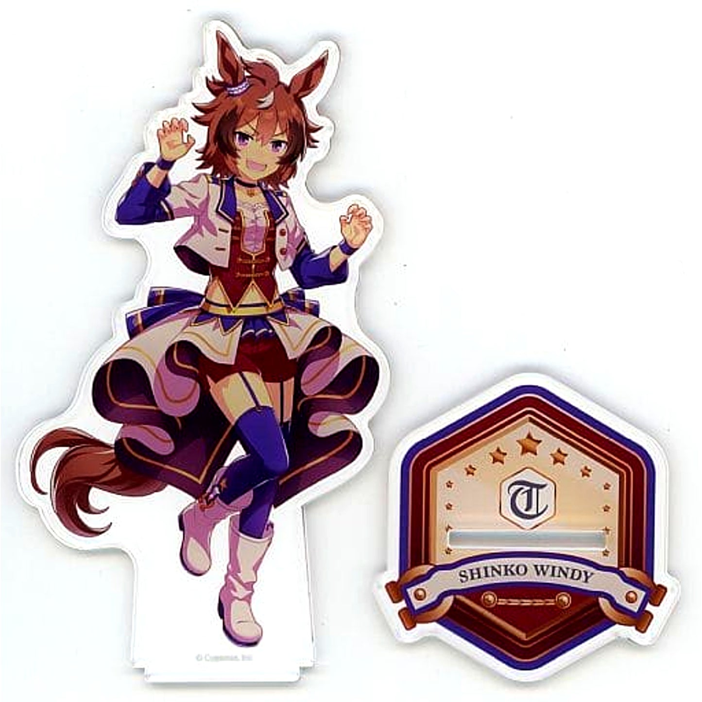 Shinko Windy Umamusume: Pretty Derby Official Acrylic Stand Starting Future Ver. [USED]