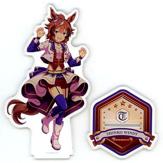 Shinko Windy Umamusume: Pretty Derby Official Acrylic Stand Starting Future Ver. [USED]