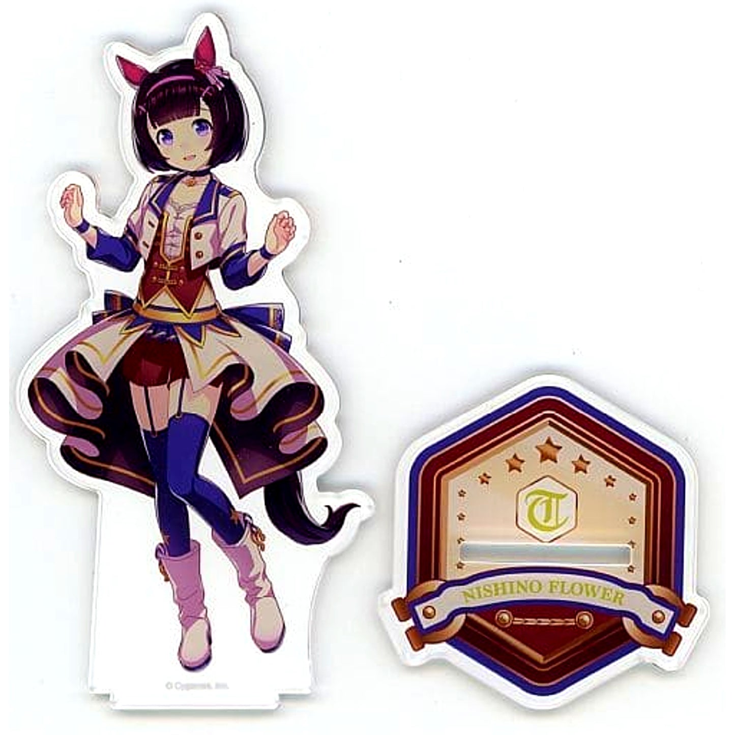 Nishino Flower Umamusume: Pretty Derby Official Acrylic Stand Starting Future Ver. [USED]
