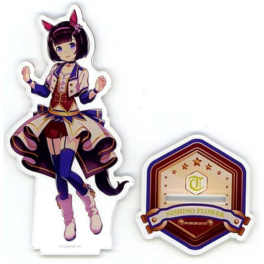 Nishino Flower Umamusume: Pretty Derby Official Acrylic Stand Starting Future Ver. [USED]