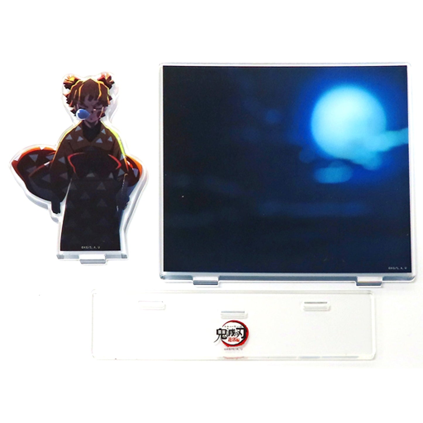 Zenitsu Agatsuma I Have Something to Tell You Acrylic Stand Demon Slayer Entertainment District Arc x ufotable Cafe x Machi Asobi CAFE [USED]