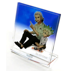 Dr. STONE Senku Ishigami Byakuya Ishigami Acrylic Stand Bonus for Purchasing the Ishigami Family Space Watch Acrylic Stands [USED]