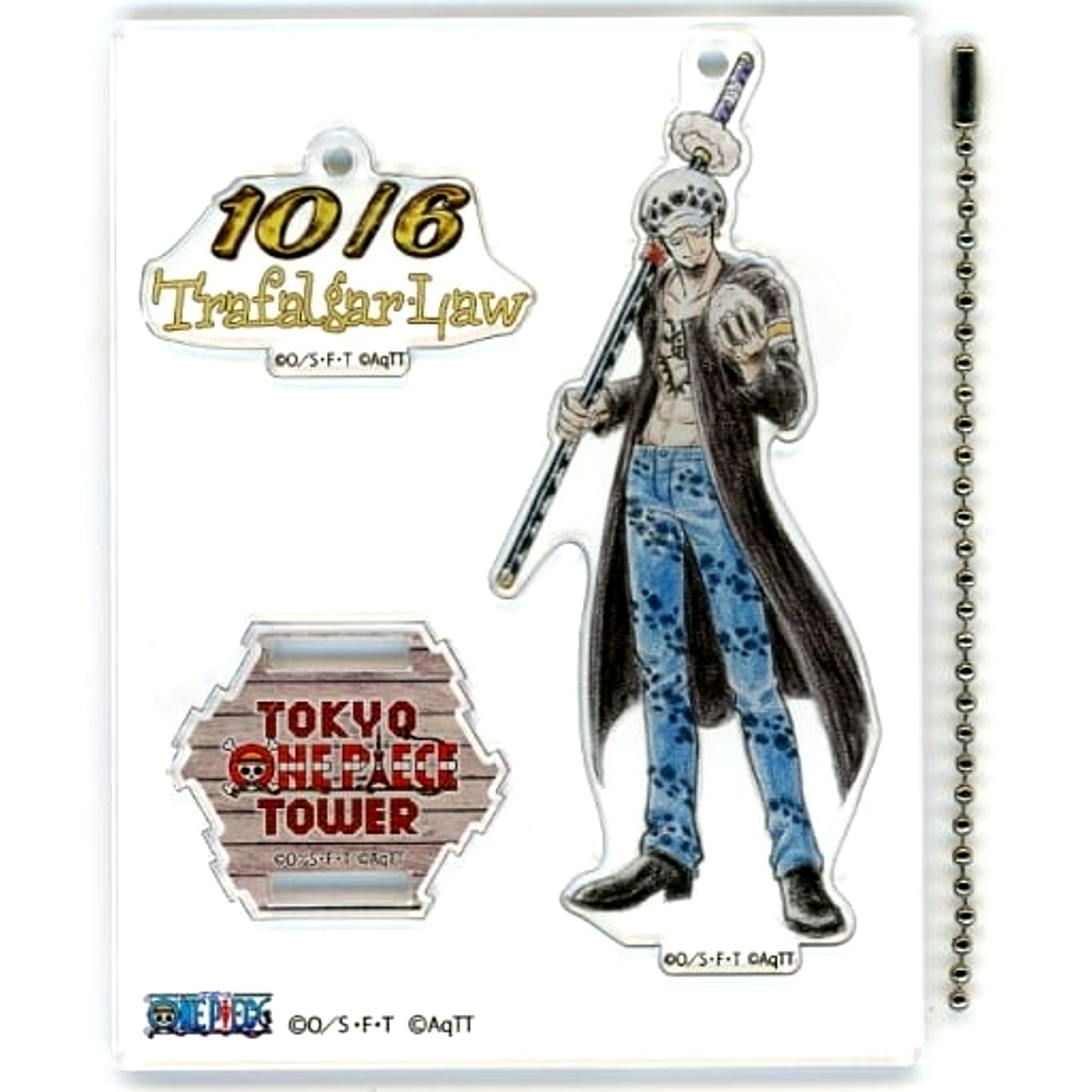 Trafalgar Law One Piece Tokyo One Piece Tower Birthday Acrylic Stand Charm 2019 Mugiwara Store Limited [USED]