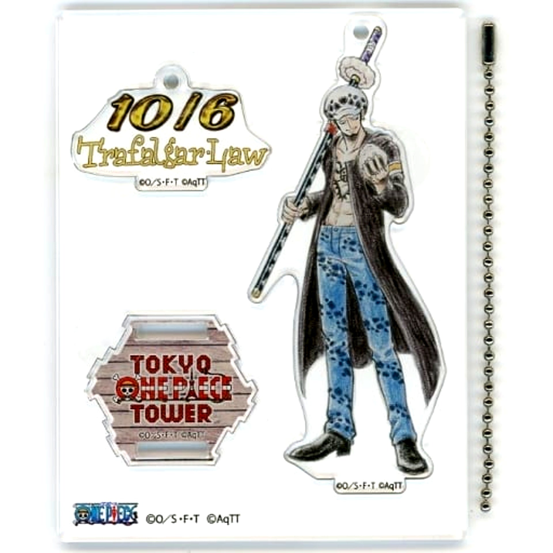 Trafalgar Law One Piece Tokyo One Piece Tower Birthday Acrylic Stand Charm 2019 Mugiwara Store Limited [USED]
