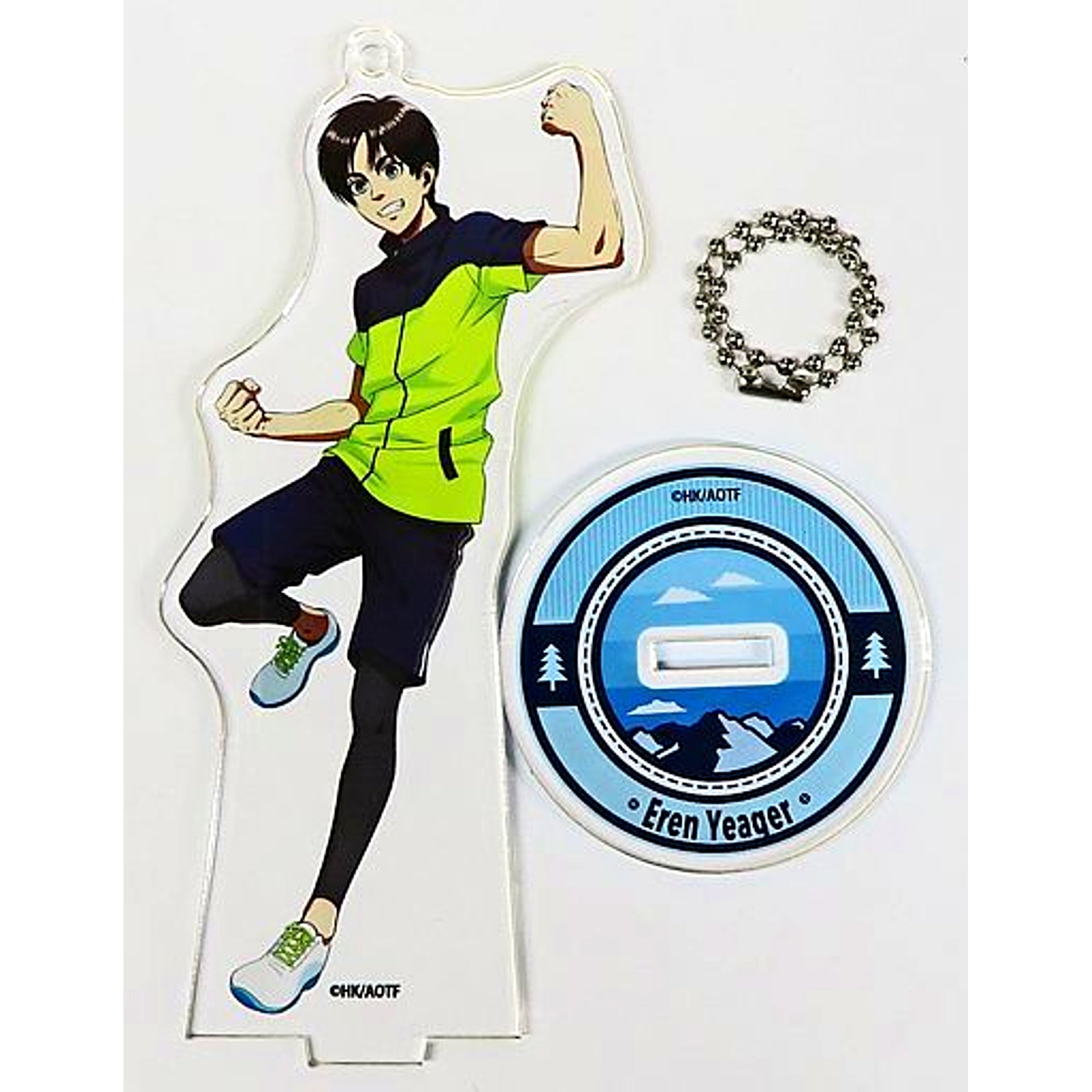 Eren Yeager Attack on Titan x Sagamiko Pleasure Forest Attack on Colosseum 2 Futen & Muscle Monster Acrylic Stand Keychain [USED]
