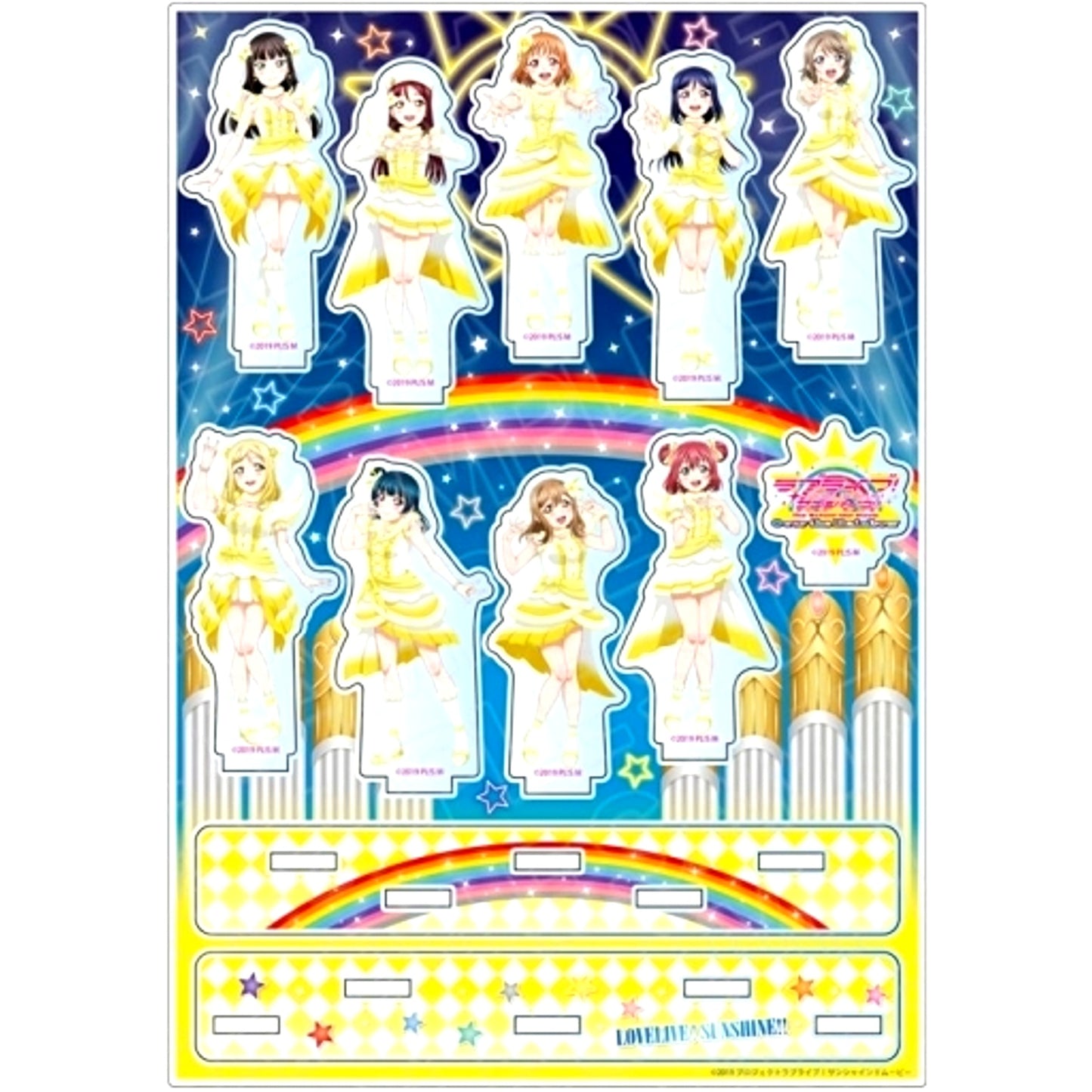Group Next SPARKLING!! ver Acrylic Diorama Love Live! Sunshine!! [USED]