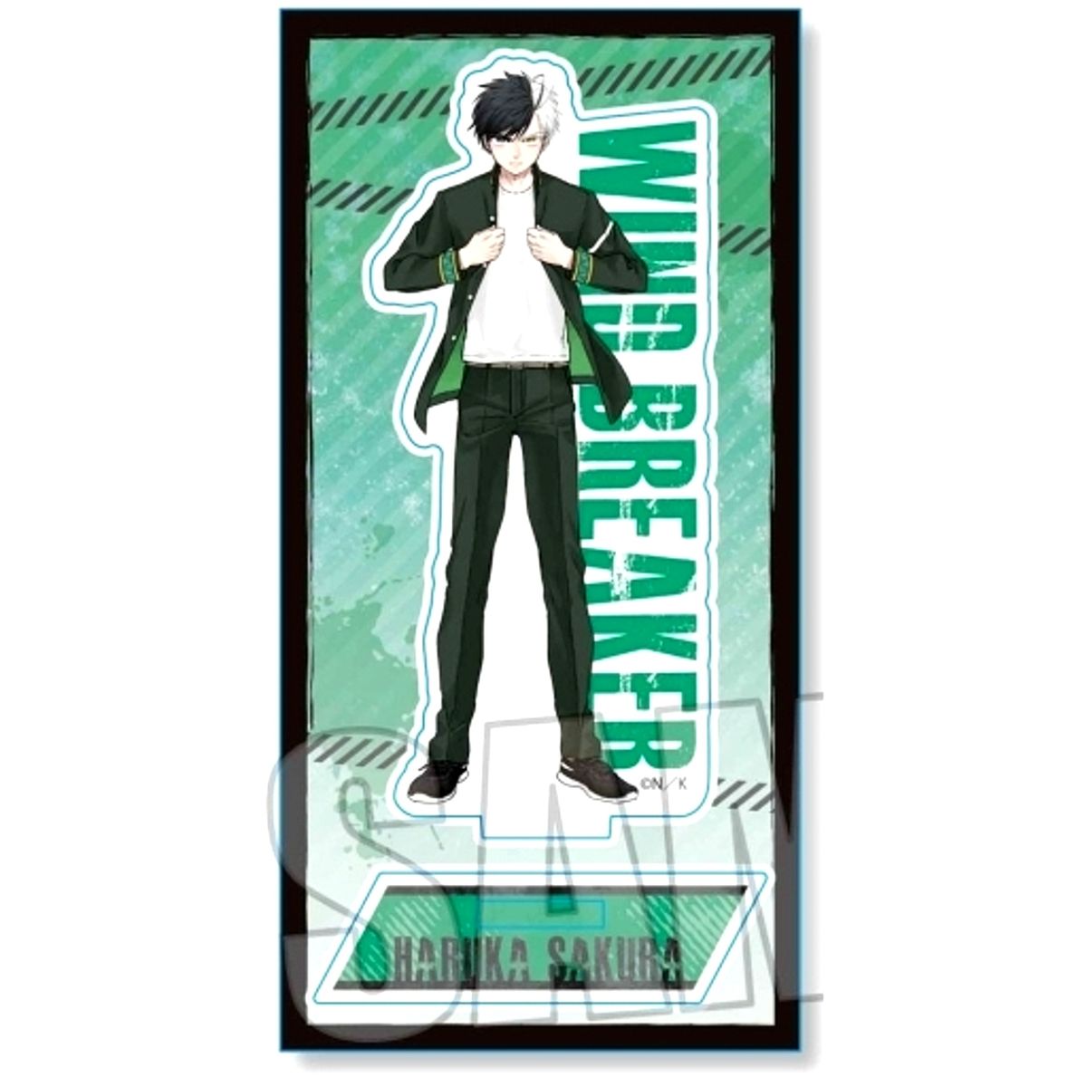 Haruka Sakura Acrylic Figure Wind Breaker [USED]