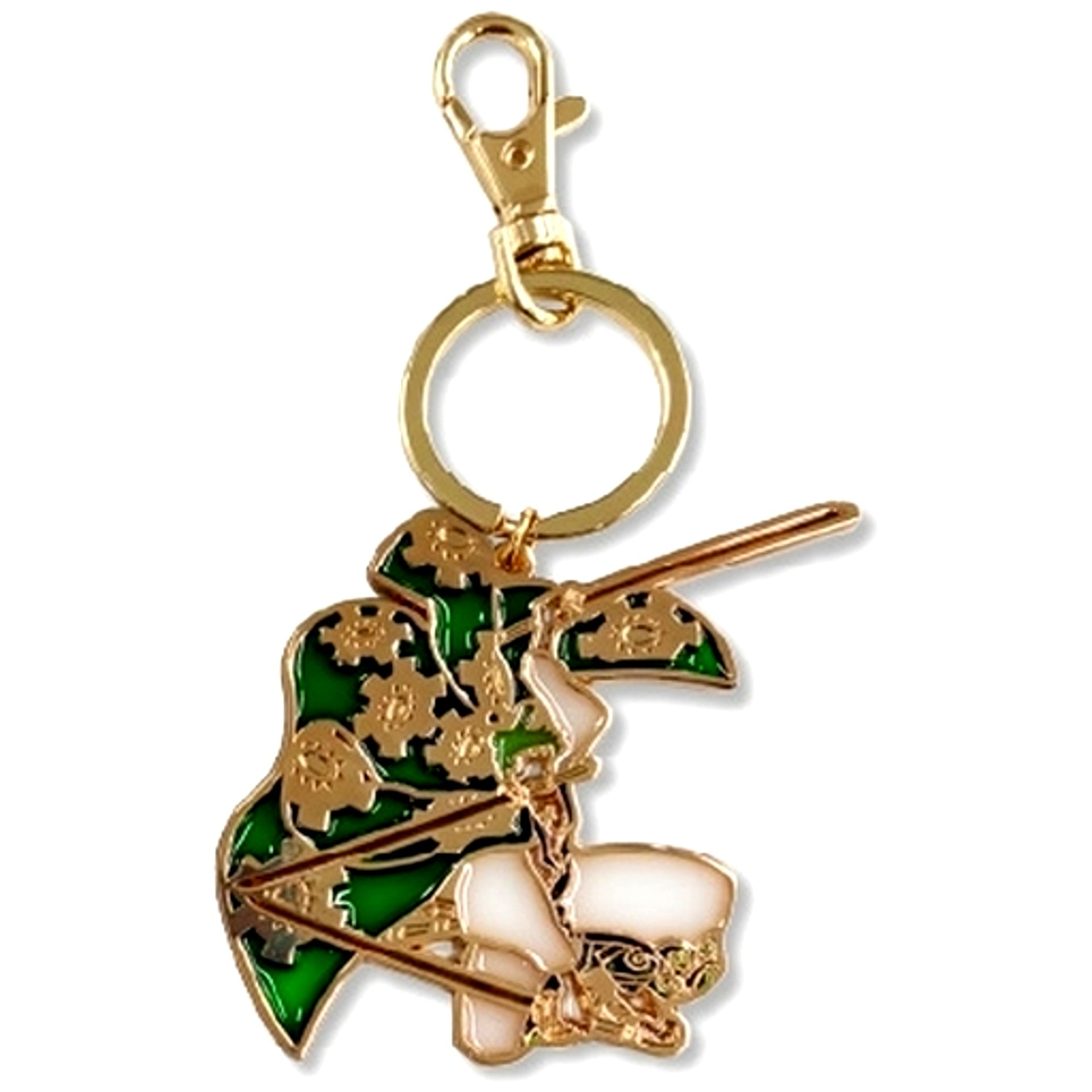 Roronoa Zoro One Piece KirieArt Stained Glass Style Keychain [USED]