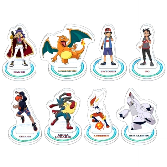 Pokemon Acrylic Stand Pokemon World Championships All 8 Types Set [USED]