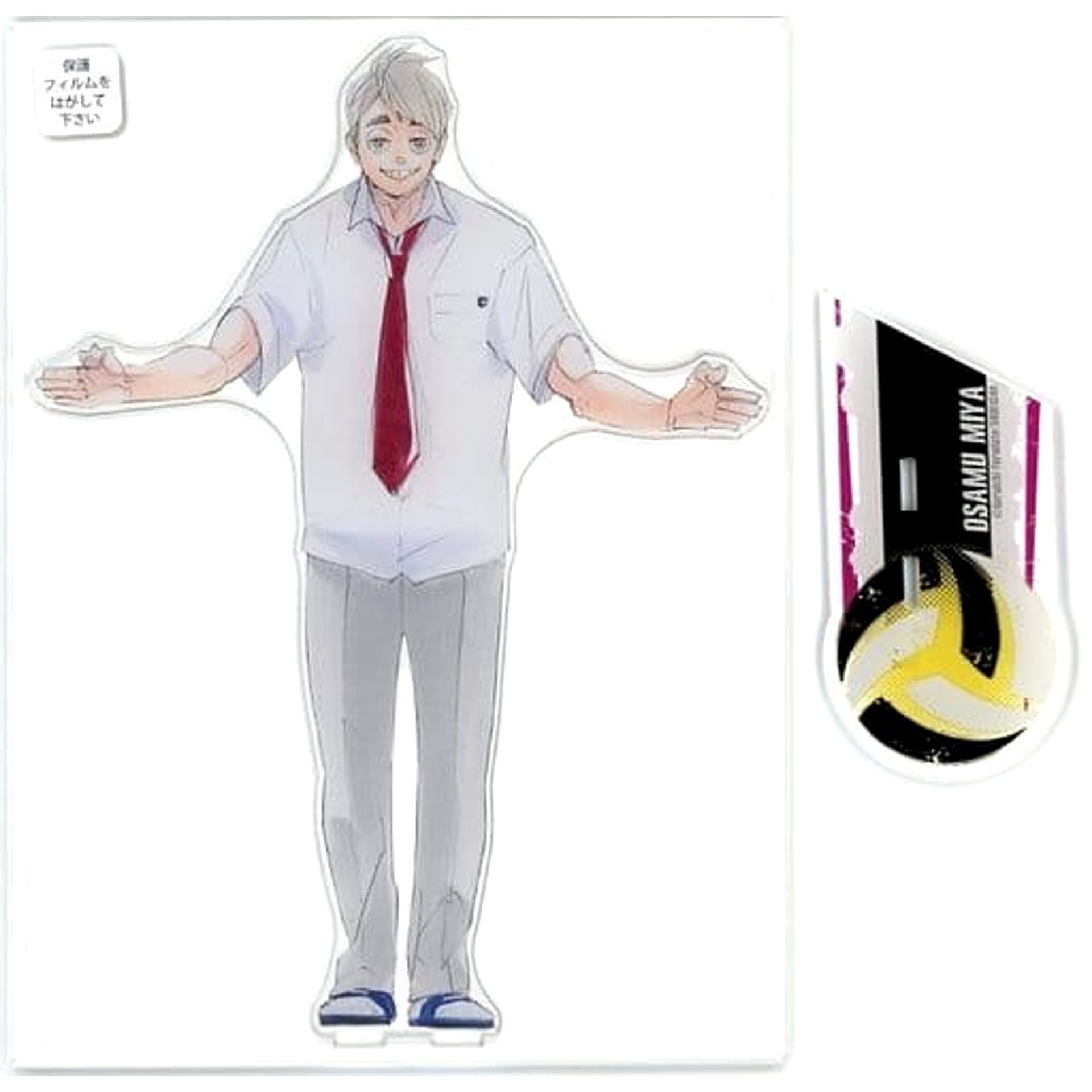 Haikyu!! Osamu Miya 2 Newly Drawn Illustration Ver. Acrylic MEGA Figure Acrylic Item [USED]
