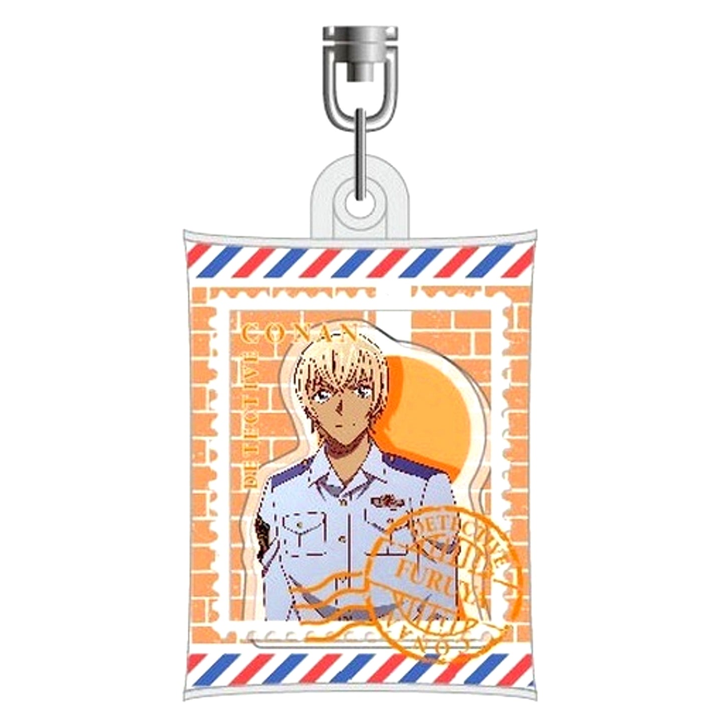 Rei Furuya Detective Conan Air Fuwa Keychain [USED]