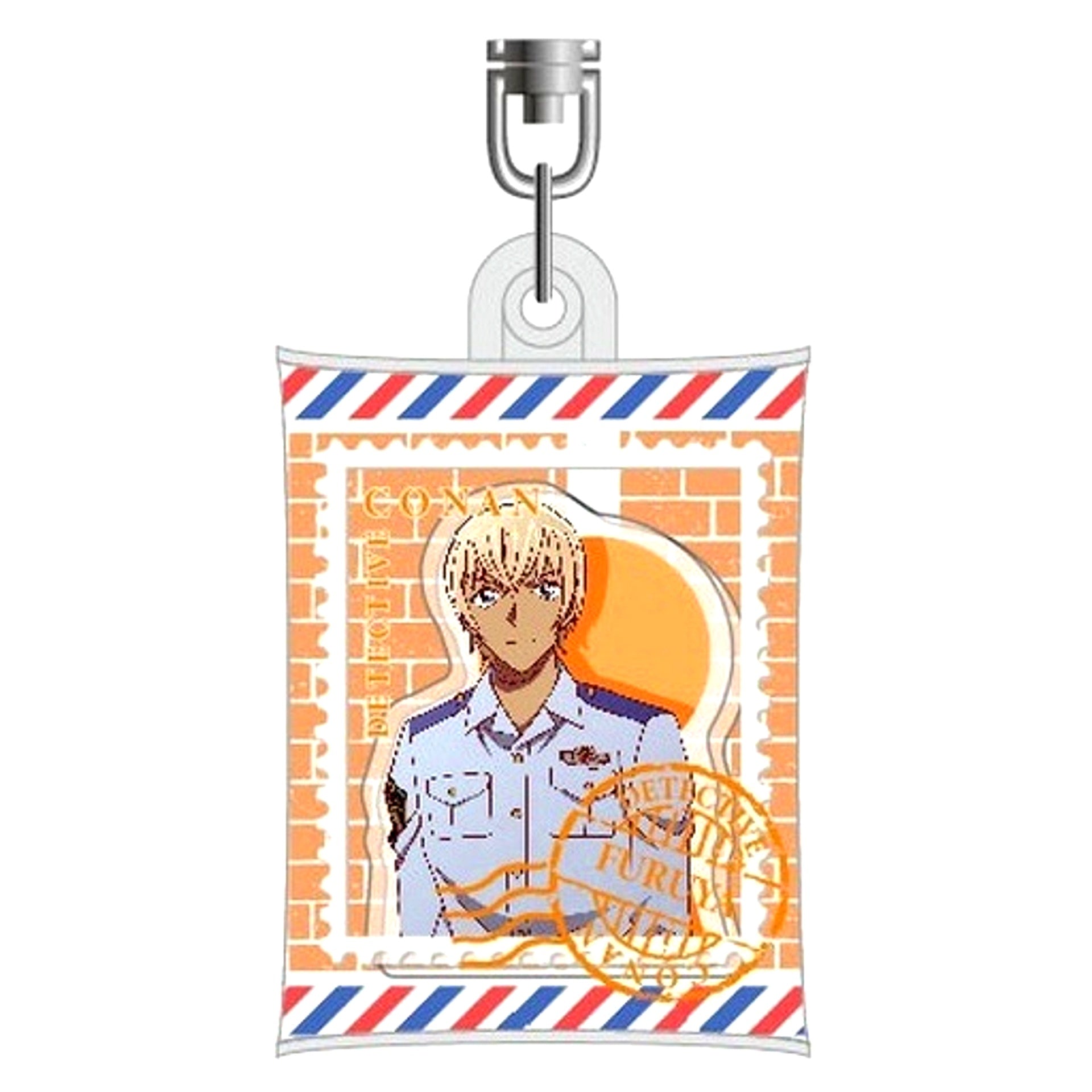 Rei Furuya Detective Conan Air Fuwa Keychain [USED]
