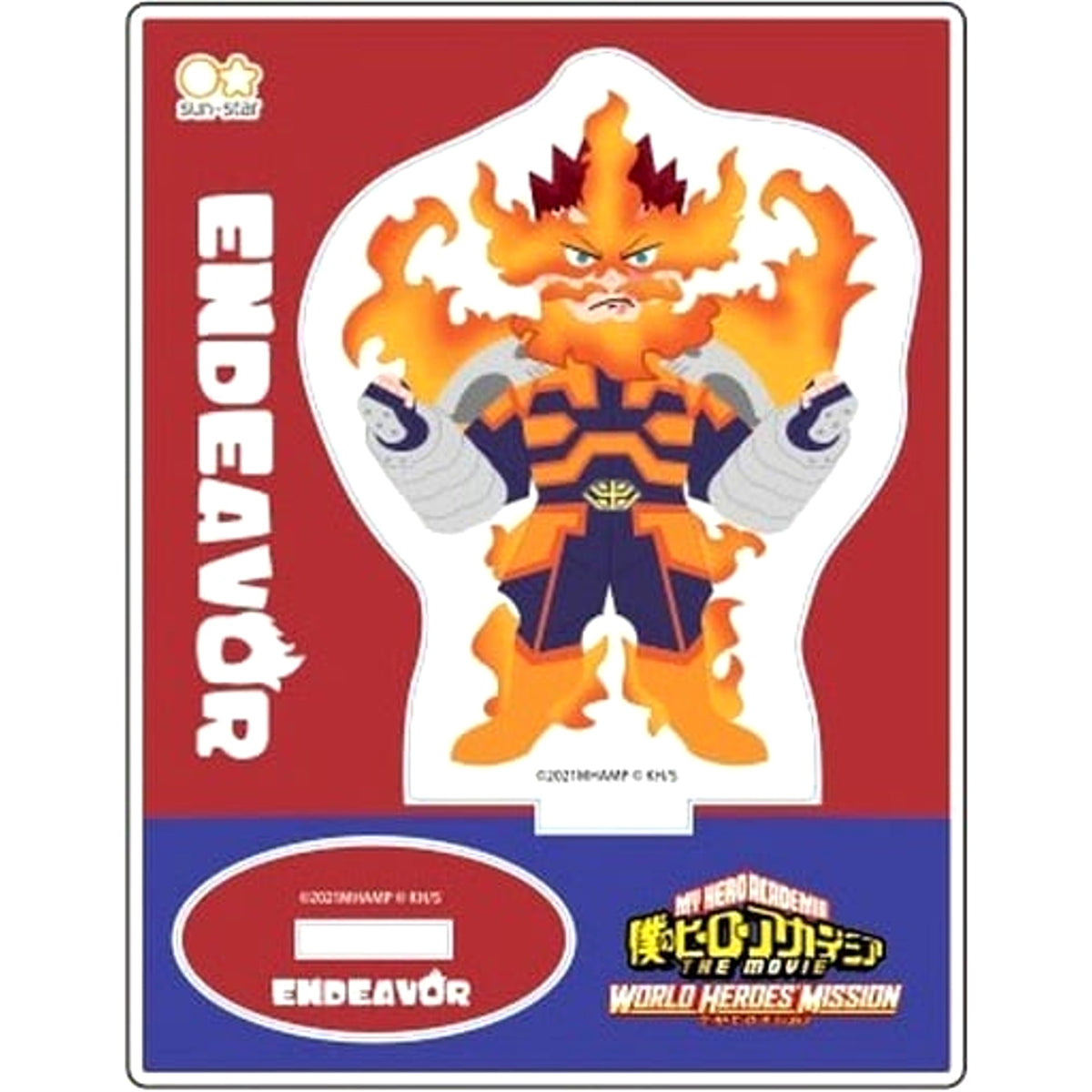 My Hero Academia Endeavor SD Standing Illustration Acrylic Stand Acrylic Stands [USED]