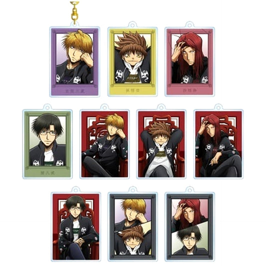 Saiyuki Reload: Zeroin Genjo Sanzo & Others Newly Drawn Illustration Kacho Fugetsu Ver. Trading Double-Sided Acrylic Keychain All 10 Types Set Keychains [USED]