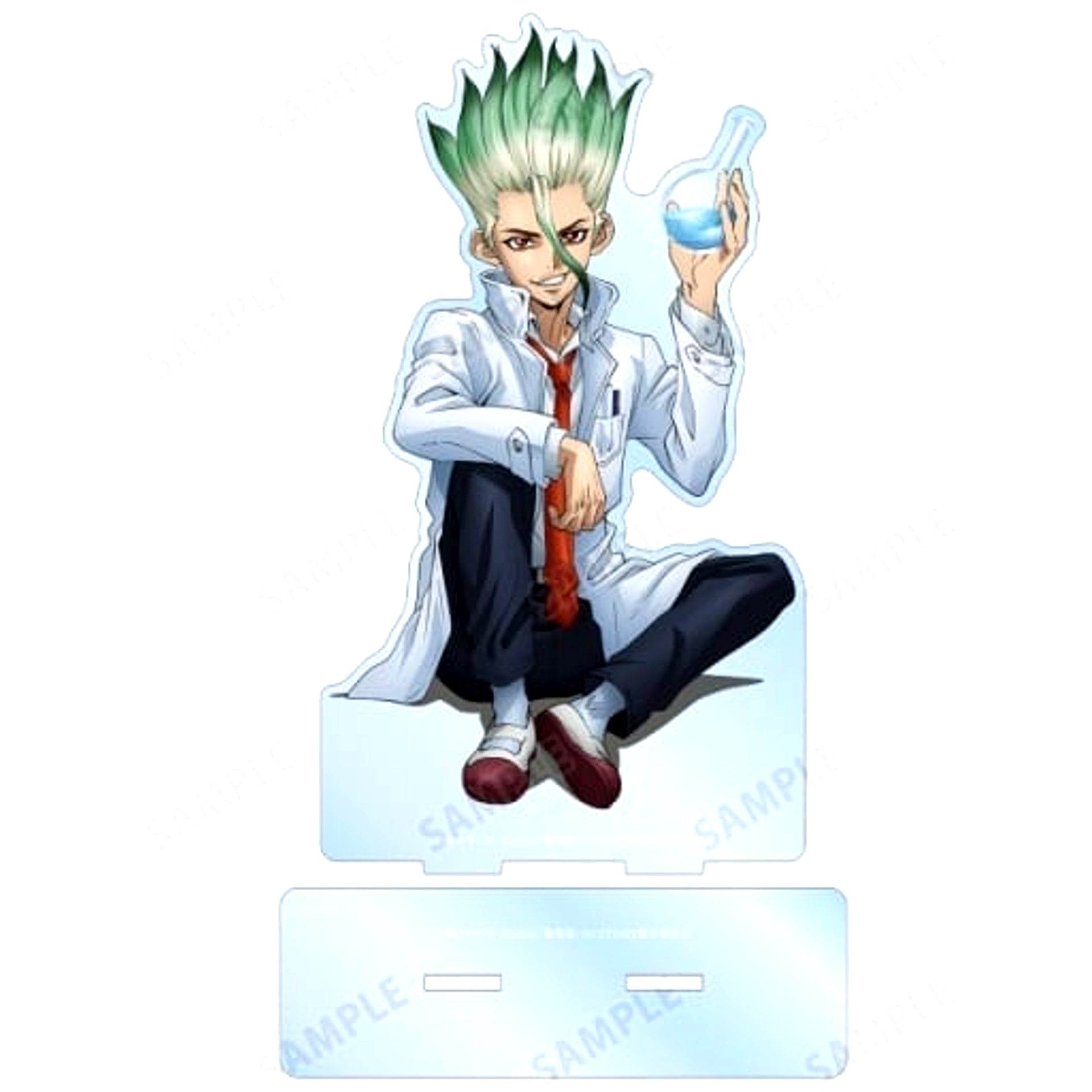 Senku Ishigami Dr.STONE Pre-Petrification Ver. BIG Acrylic Stand Newly Drawn Illustration [USED]