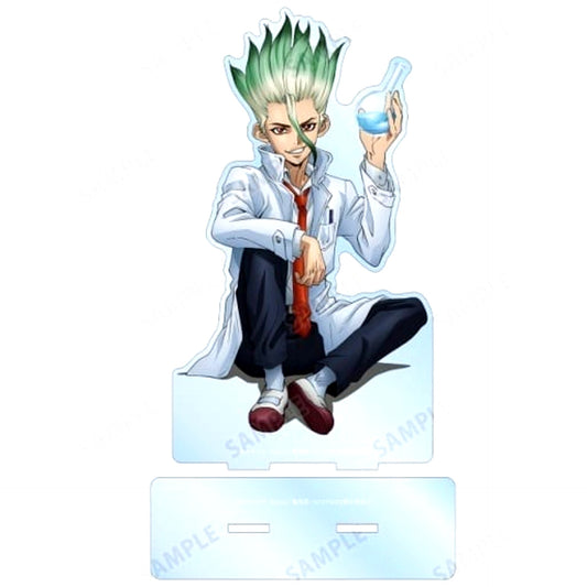 Senku Ishigami Dr.STONE Pre-Petrification Ver. BIG Acrylic Stand Newly Drawn Illustration [USED]