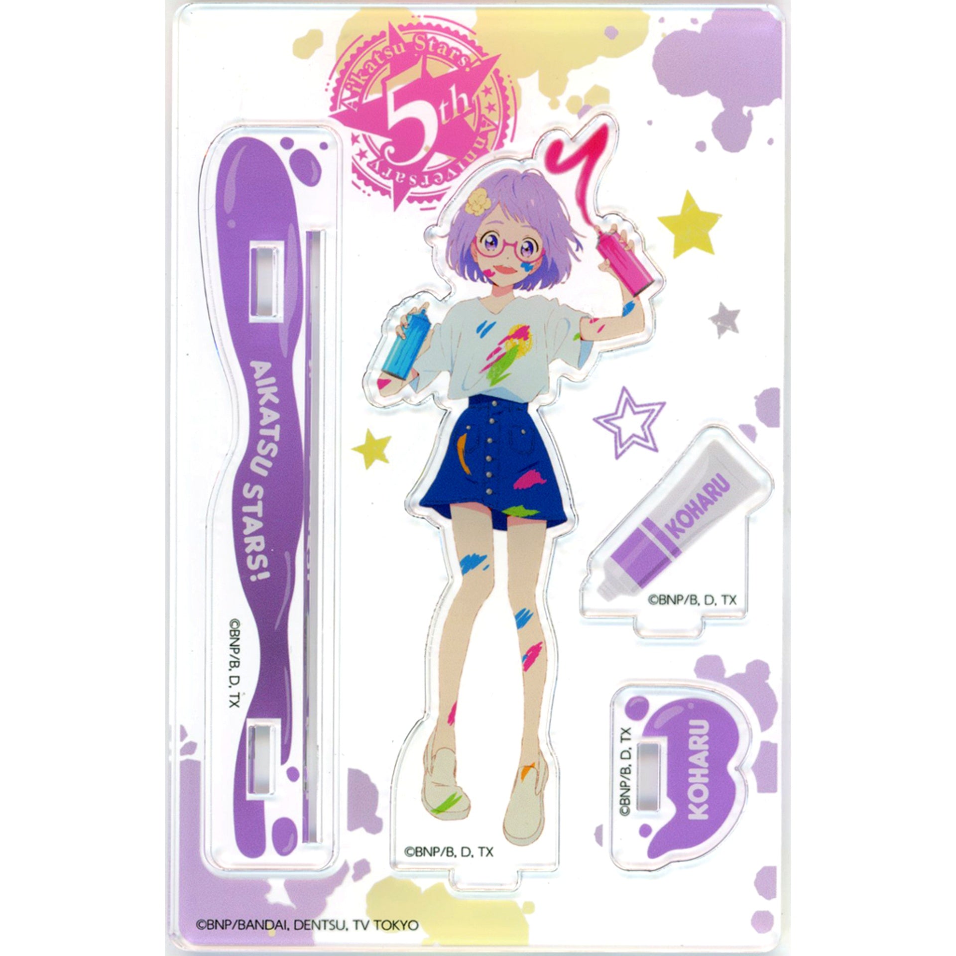 Koharu Nanakura Aikatsu Stars! Live Painting Acrylic Stand [USED]