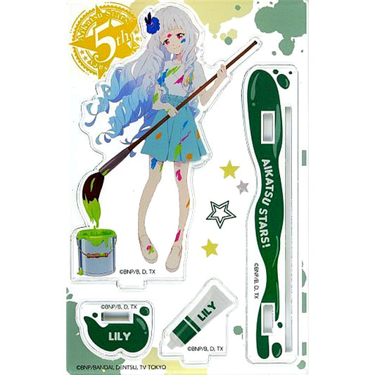 Lily Shirogane Live Painting Acrylic Stand Aikatsu Stars! [USED]
