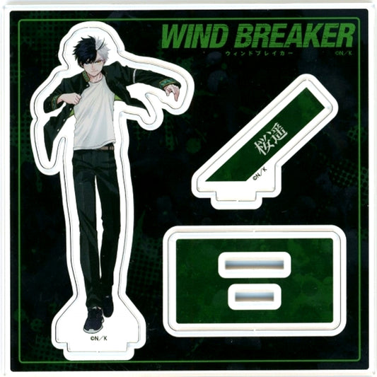 Haruka Sakura WIND BREAKER Comics Vol.1 TSUTAYA Ltd Paid Bonus Acrylic Figure Plate [USED]