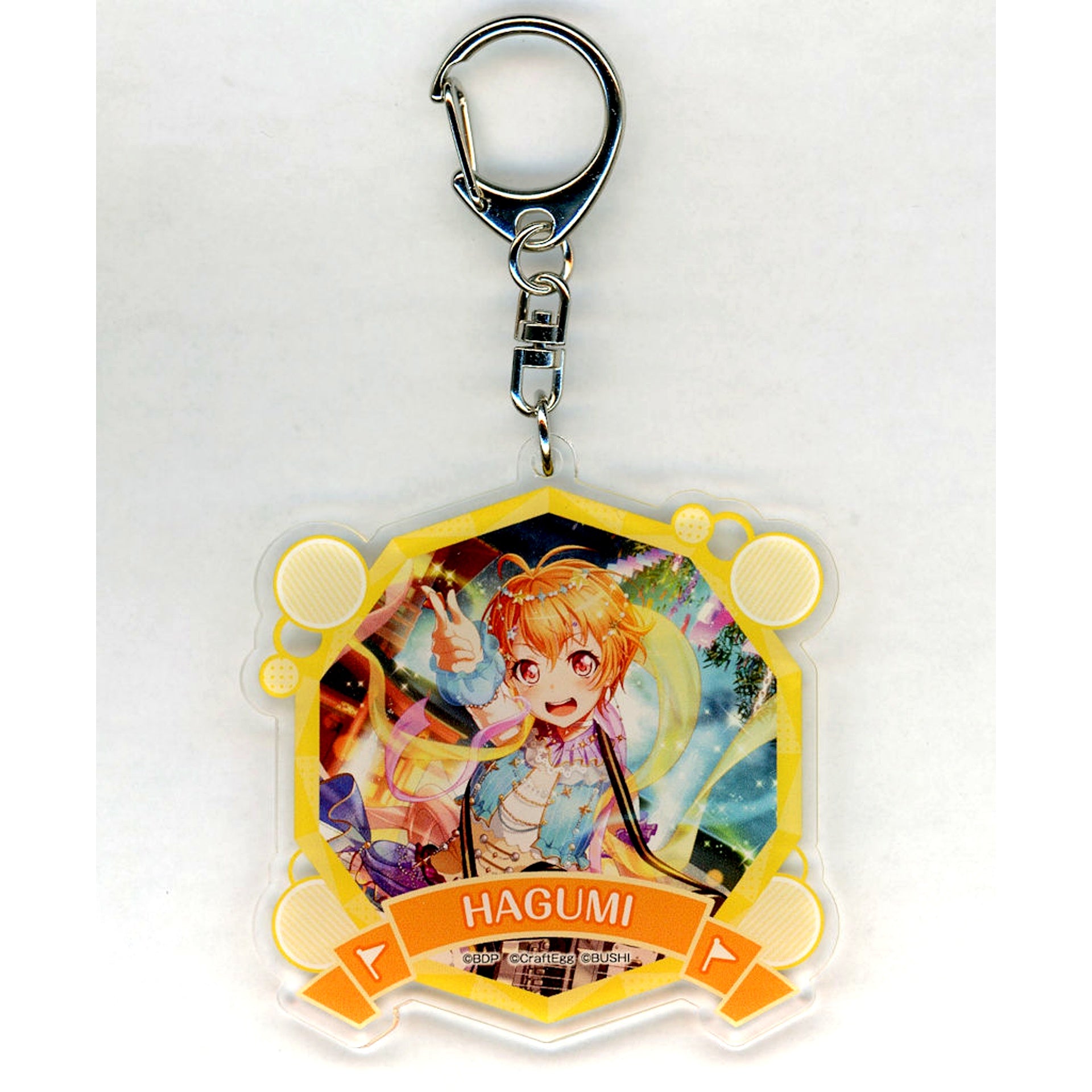 Hagumi Kitazawa BanG Dream! Girls Band Party! Acrylic Keychain Animate Fair ver. Animate Ltd [USED]