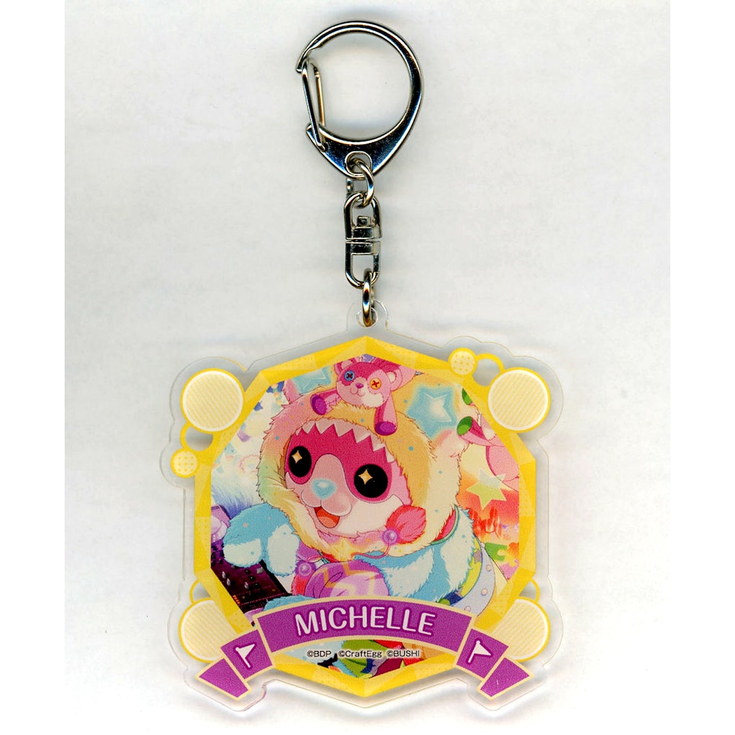 Michelle BanG Dream! Girls Band Party! Acrylic Keychain Animate Fair ver. Animate Ltd [USED]