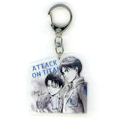 Attack on Titan Levi Ackerman Ellen Yeager I.G Store & Gift Limited Pattern WIT STUDIO Newly Drawn Trading Acrylic Keychains Keychains [USED]