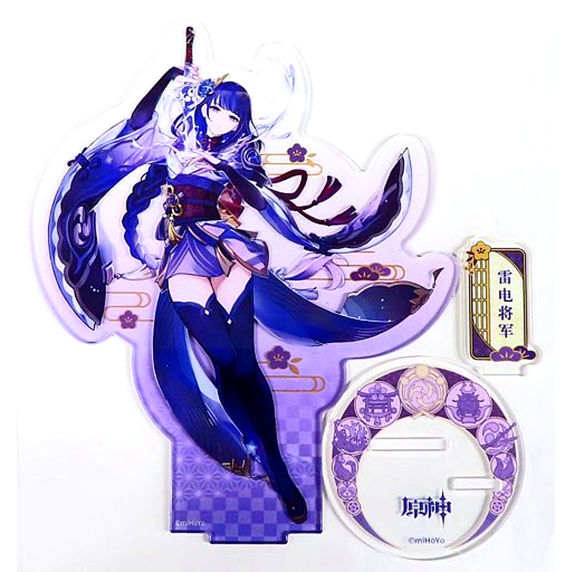 Raiden Shogun Inazuma City Series Acrylic Stand Genshin Impact [USED]