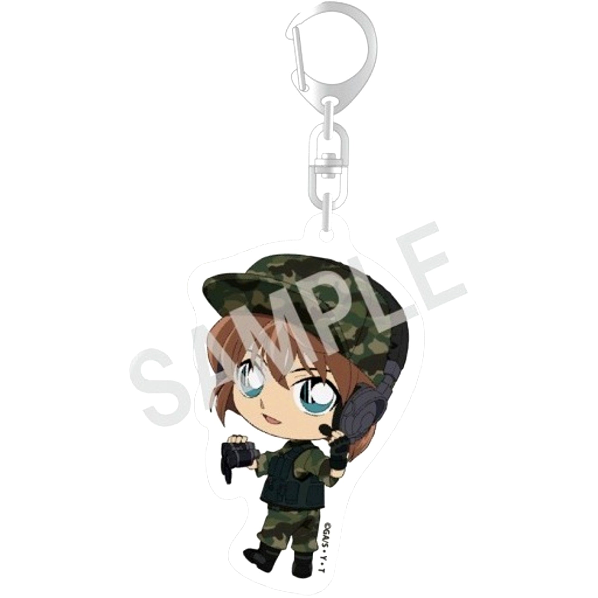 Ai Haibara Detective Conan Trading Acrylic Keychain Survival Deformed [USED]