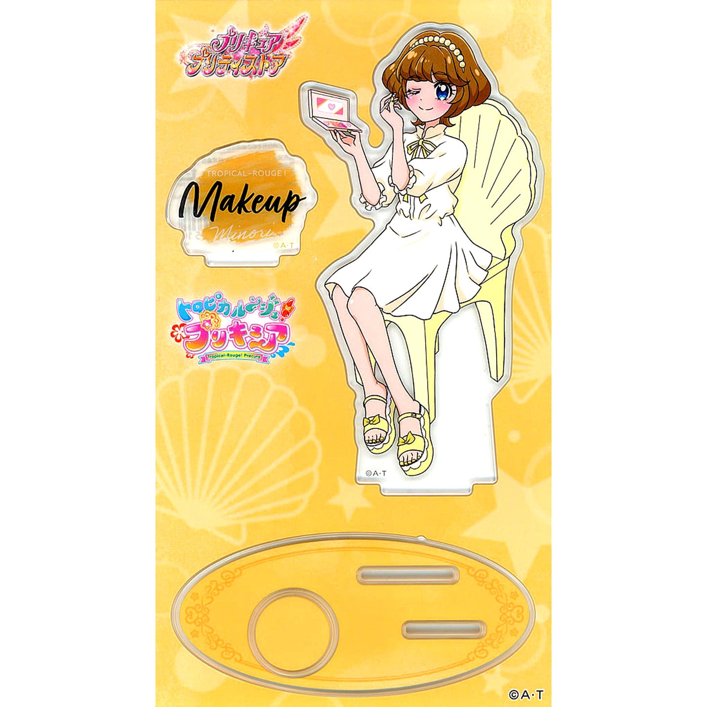 Minori Ichinose Tropical-Rouge! Pretty Cure Makeup Collection Acrylic Stand [USED]