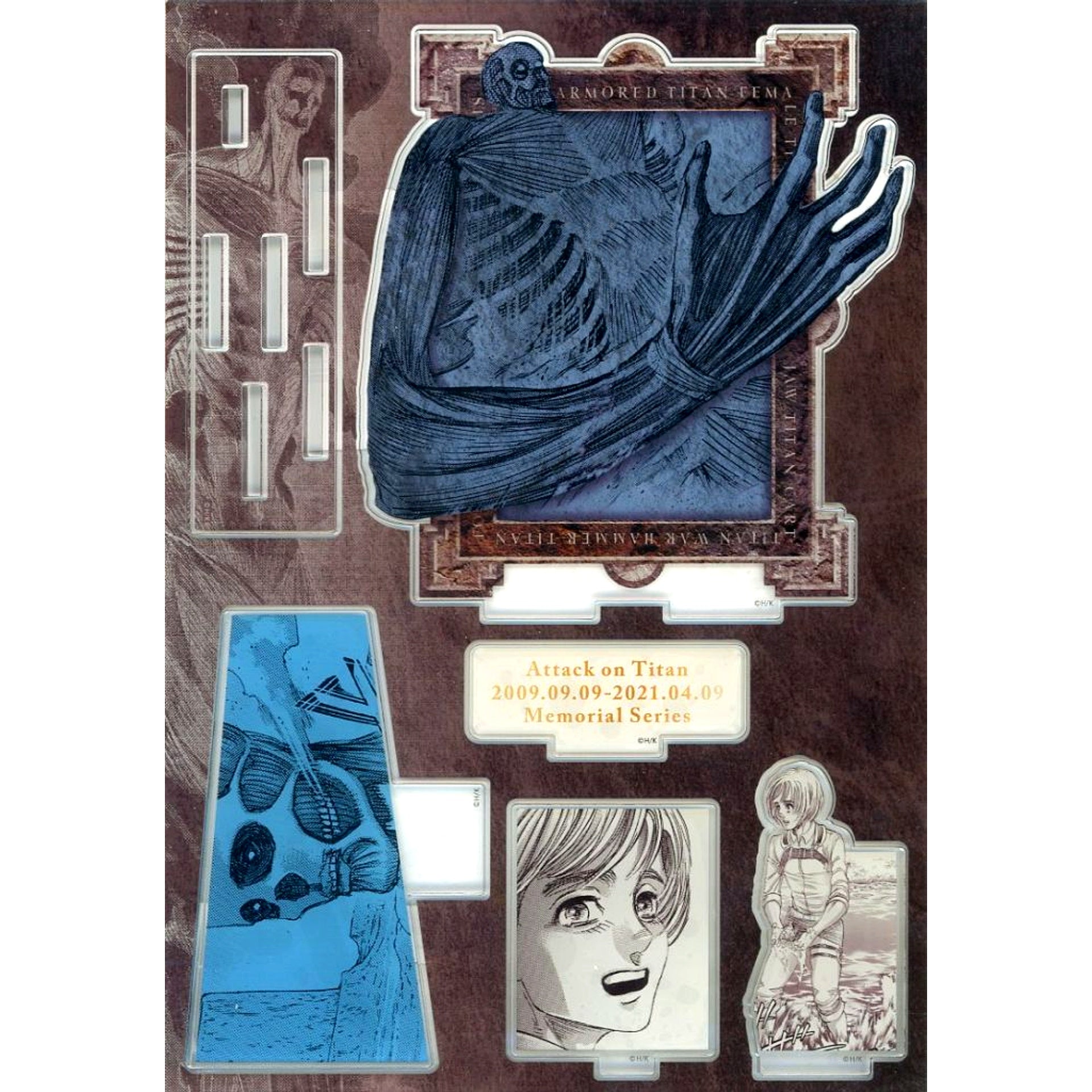 Armin Arlert Attack on Titan Online Exhibition Nine Titans Diorama Acrylic Stand [USED]