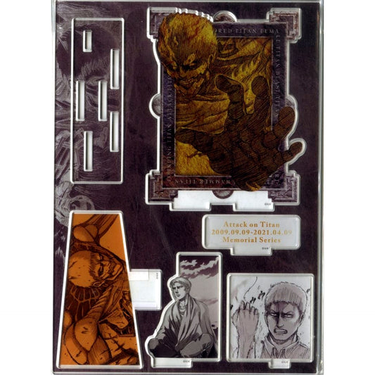 Reiner Braun Attack on Titan Online Exhibition Nine Titans Diorama Acrylic Stand [USED]