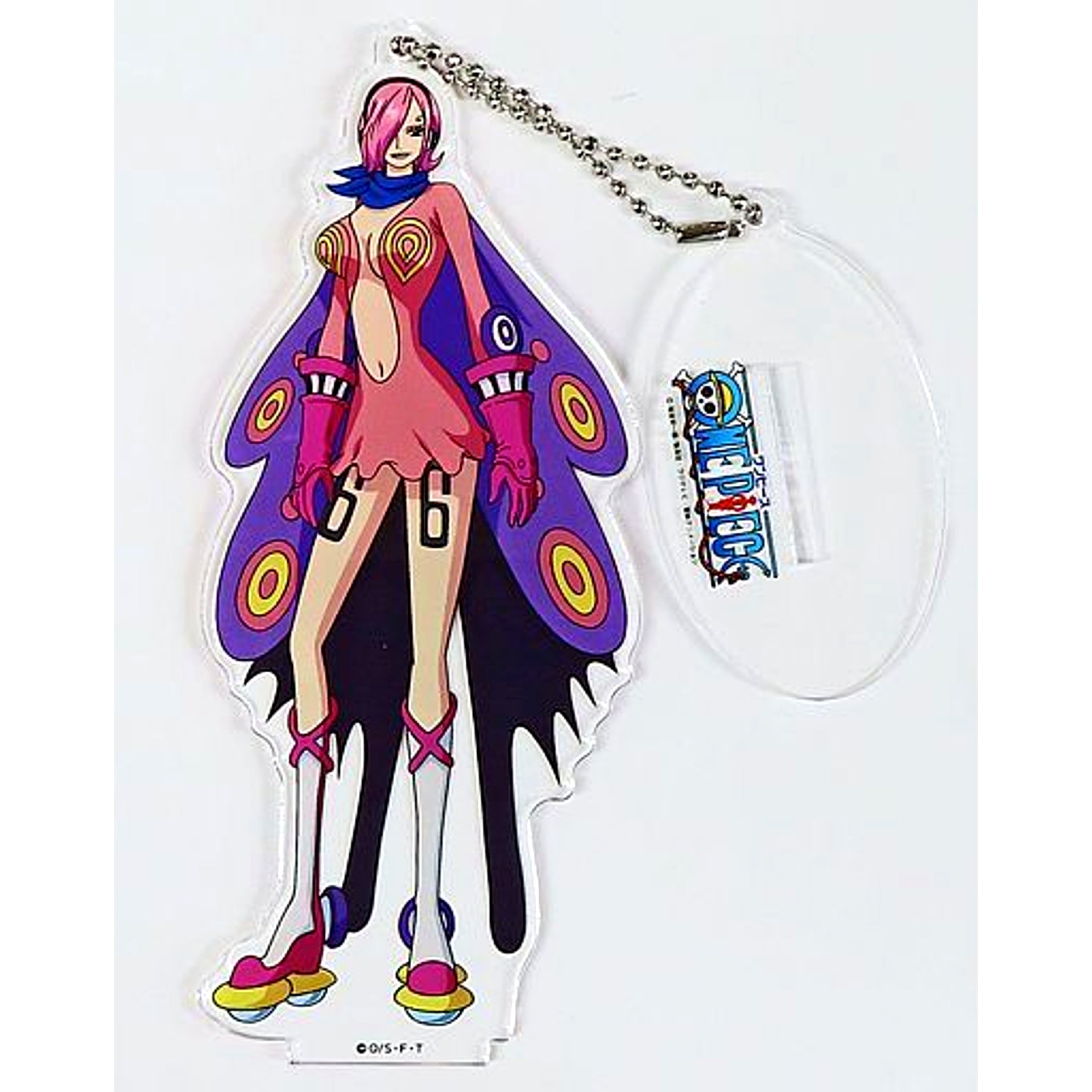 Vinsmoke Reiju Germa 66 Acrylic Stand Ball Chain Whole Cake Island Exhibition One Piece [USED]