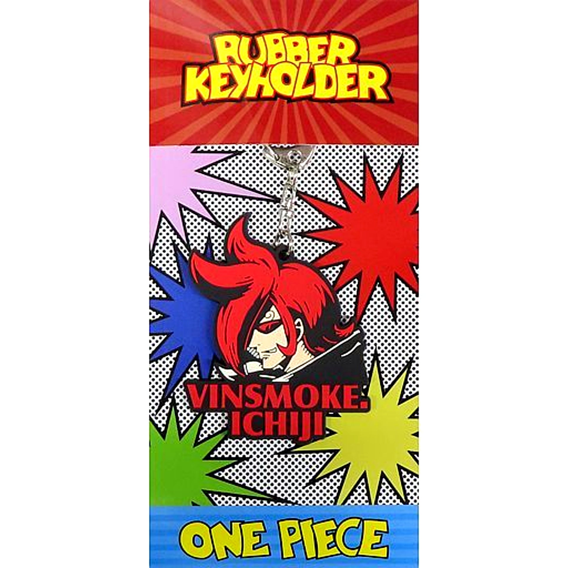 Vinsmoke Ichiji One Piece Rubber Keychain [USED]
