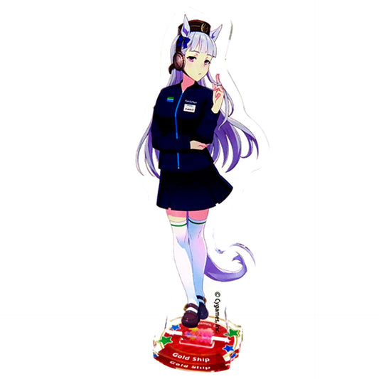 Gold Ship Collabo Acrylic Stand Umamusume: Pretty Derby 1st Anniversary Campaign x FamilyMart [USED]