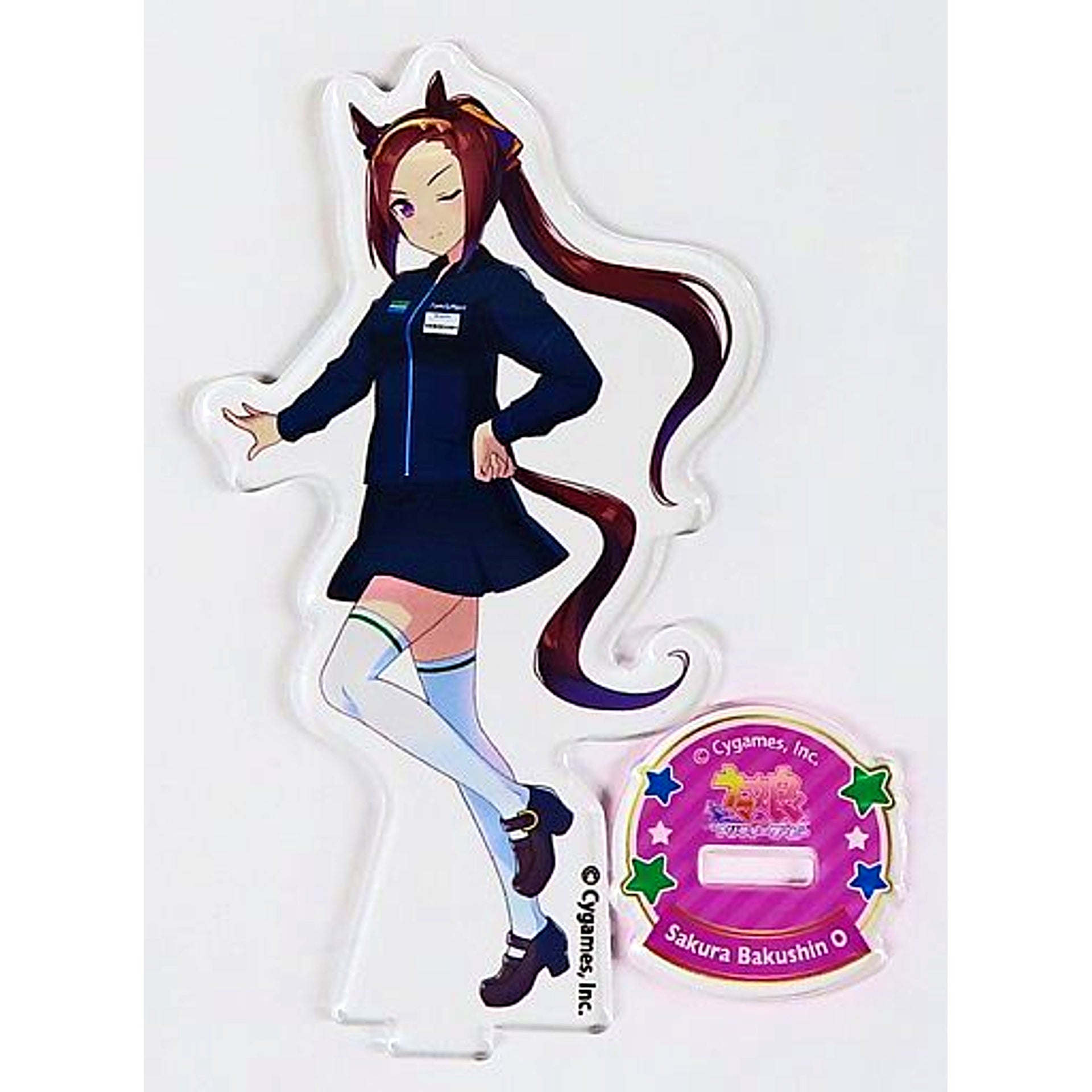 Sakura Bakushin O Collabo Acrylic Stand Umamusume: Pretty Derby 1st Anniversary Campaign x FamilyMart [USED]
