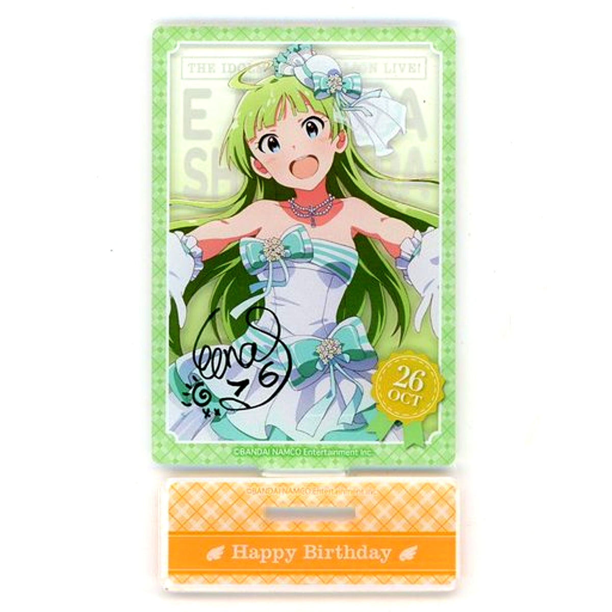 Elena Shimabara Birthday Acrylic Stand 2nd Idolmaster Million Live [USED]