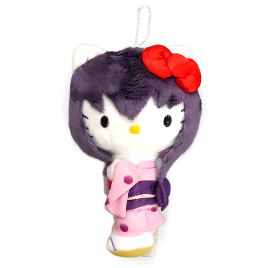Rurouni Kenshin X Hello Kitty Tomoe Yukishiro Mascot Holder Keychains [USED]