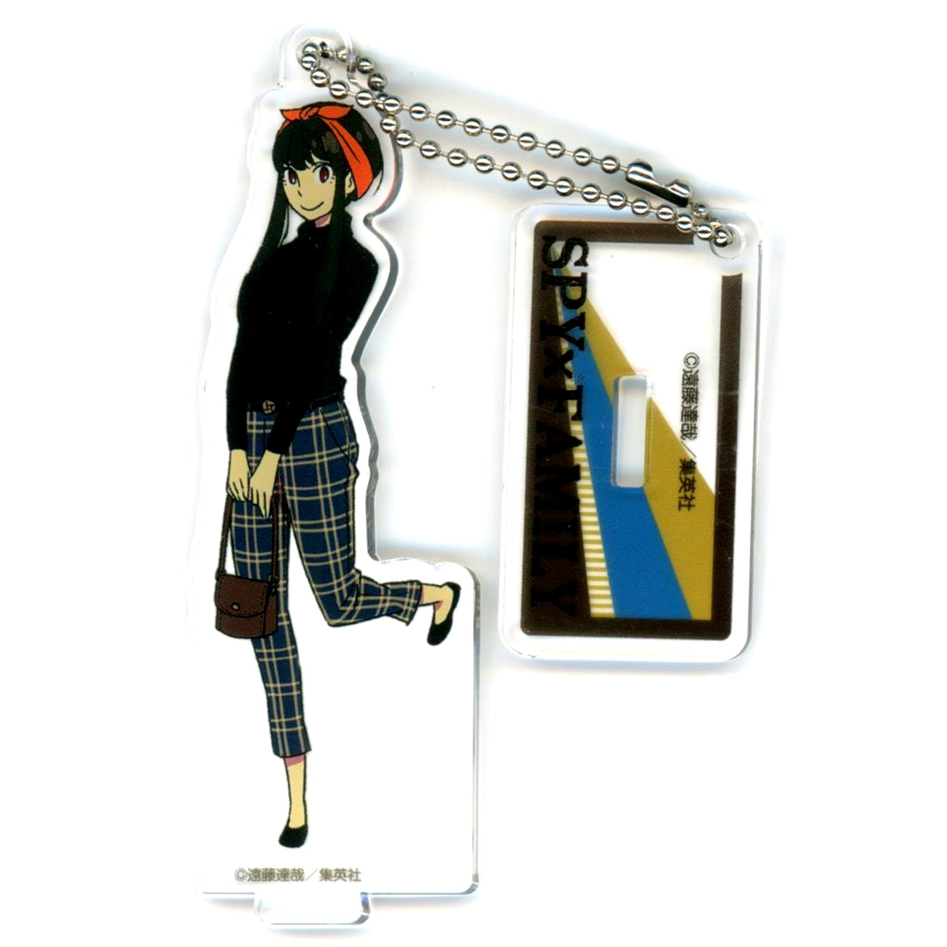 Yor Forger Black x Check SPY x FAMILY Acrylic Stand Keychain Collection Yor [USED]