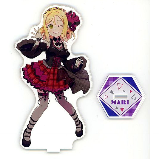 Mari Ohara Aqours Unit 1st Full Album Deformed Acrylic Stand Sega Collabo Cafe Love Live! Series LIVE with a smile [USED]