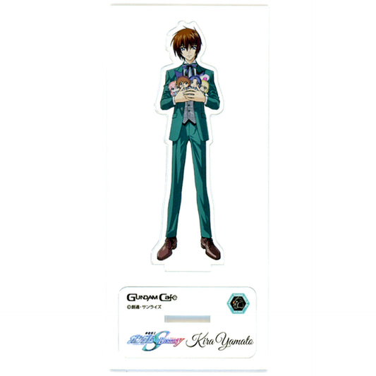 Kira Yamato MODEL SHEET AS SEED DESTINY Thanks Ver. Mobile Suit Gundam SEED DESTINY GUNDAM Cafe Precious Memories Acrylic Stand [USED]