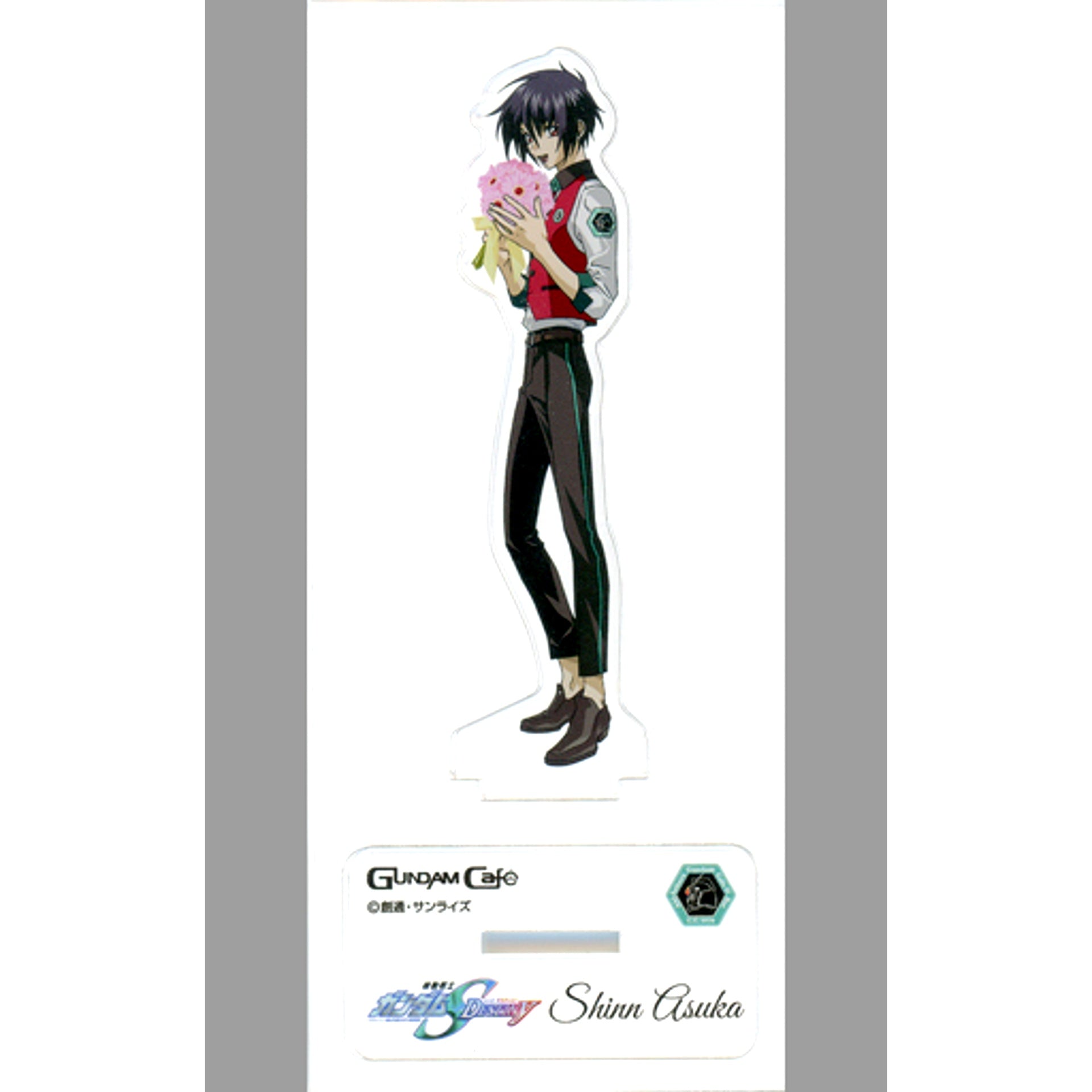 Shinn Asuka Mobile Suit Gundam SEED DESTINY Acrylic Stand MODEL SHEET AS Thanks Ver. GUNDAM Cafe Precious Memories [USED]