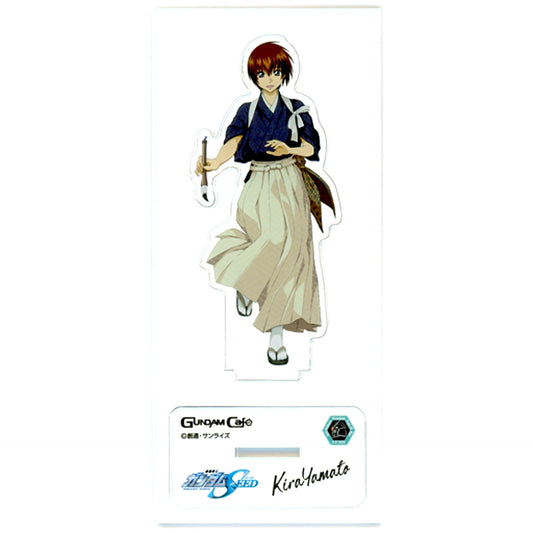 Kira Yamato Mobile Suit Gundam SEED MODEL SHEET AS New Year Acrylic Stand GUNDAM Cafe NEW YEAR 2022 [USED]