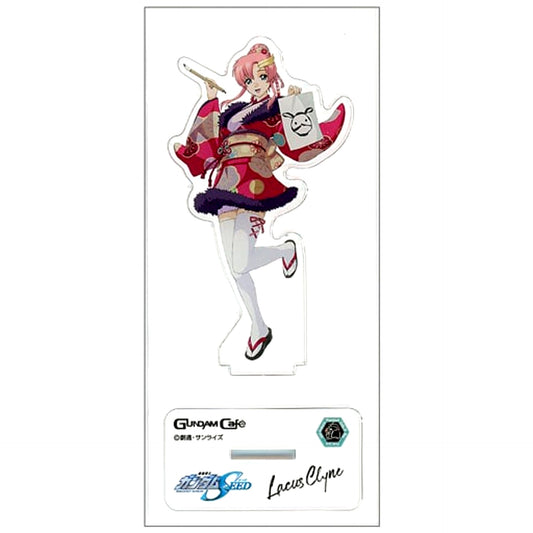 Lacus Clyne Mobile Suit Gundam SEED MODEL SHEET AS New Year Acrylic Stand GUNDAM Cafe NEW YEAR 2022 [USED]
