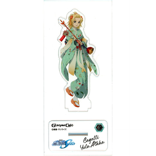 Cagalli Yula Athha MODEL SHEET AS Gundam SEED New Year Acrylic Stand Mobile Suit Gundam SEED GUNDAM Cafe NEW YEAR 2022 Goods [USED]