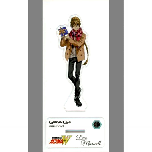 Duo Maxwell Mobile Suit Gundam Wing MODEL SHEET AS Omnibus Vol. 1 Christmas GUNDAM Cafe Christmas Party 2021 Present Night Acrylic Stand [USED]