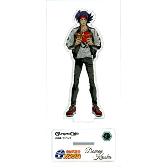 Domon Kasshu Mobile Fighter G Gundam MODEL SHEET AS Omnibus vol.1 Christmas Acrylic Stand GUNDAM Cafe Christmas Party 2021 Present Night [USED]