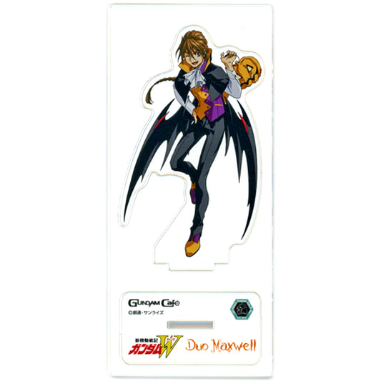 Duo Maxwell Mobile Suit Gundam Wing Model Sheet AS Halloween Acrylic Stand GUNDAM Cafe [USED]