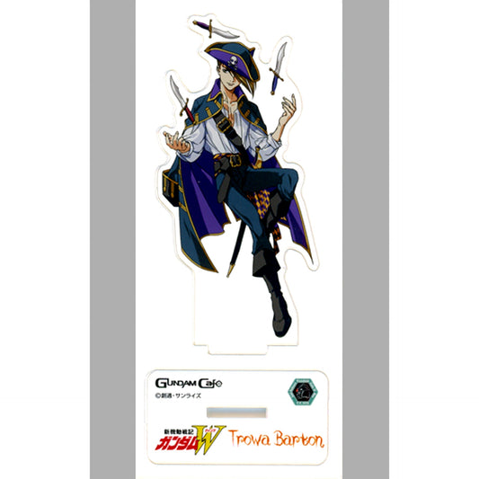 Trowa Barton MODEL SHEET AS Gundam Wing Halloween Mobile Suit Gundam Wing GUNDAM Cafe Halloween Acrylic Stand [USED]